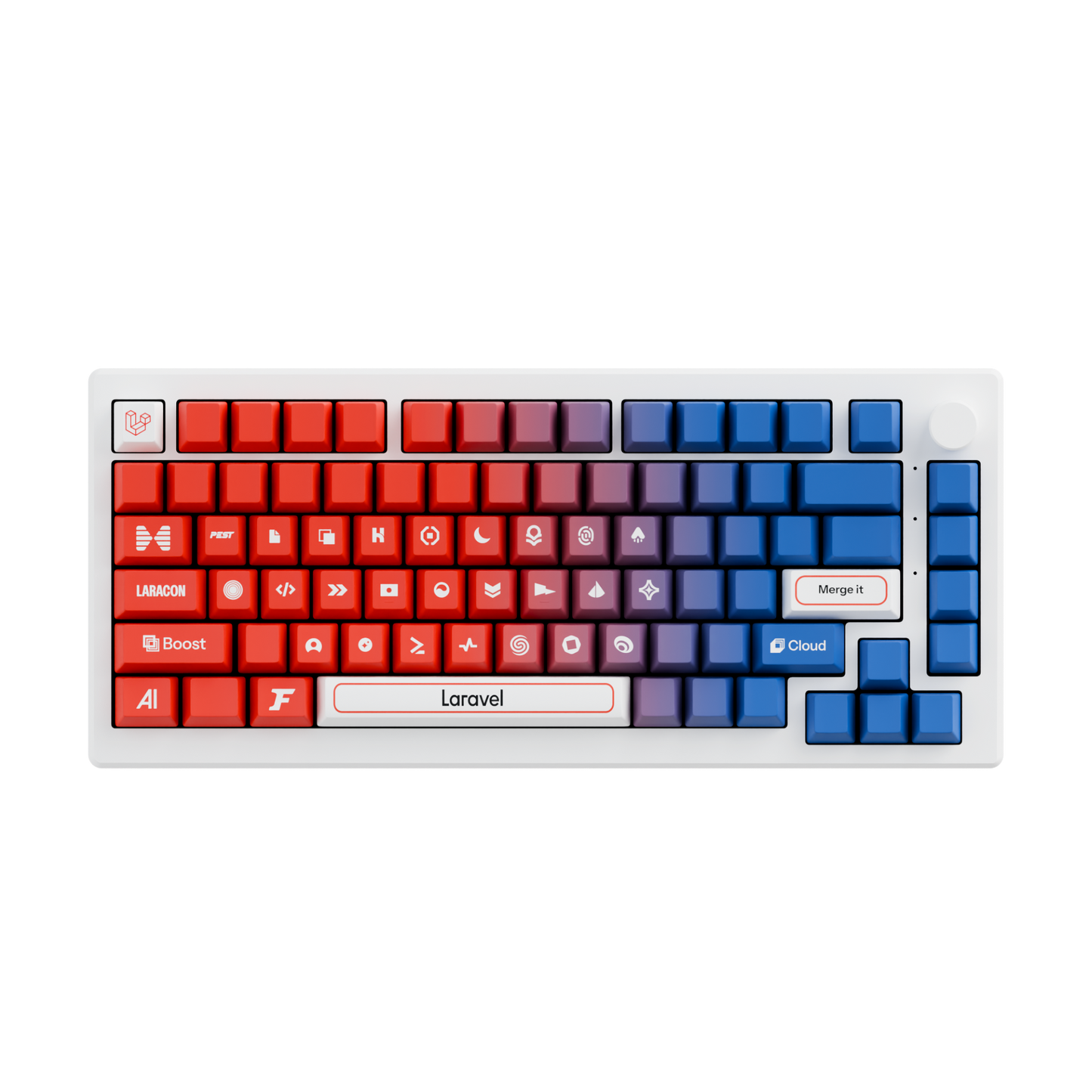 Custom Keychron Keyboard + Keycaps