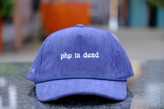 "php is dead / long live php" Dad Hat